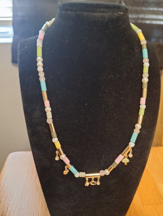 Coach Jewelry - Coach Heart Multi Charm Beaded Necklace NWT
